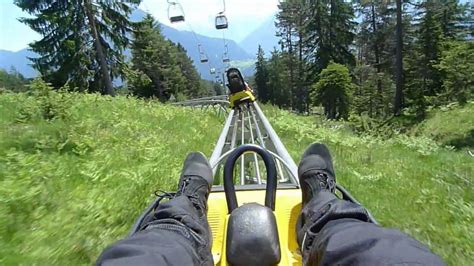 das System der Rodelbahn. . Mountain coaster austria